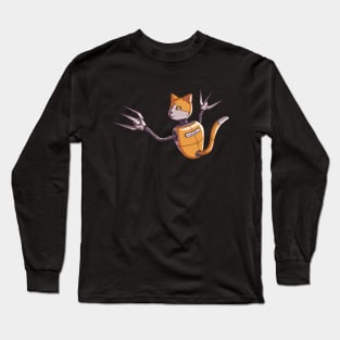 Robot Cat Long Sleeve T-Shirt